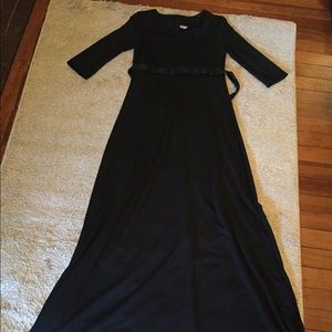 Floor-Length Black Dress